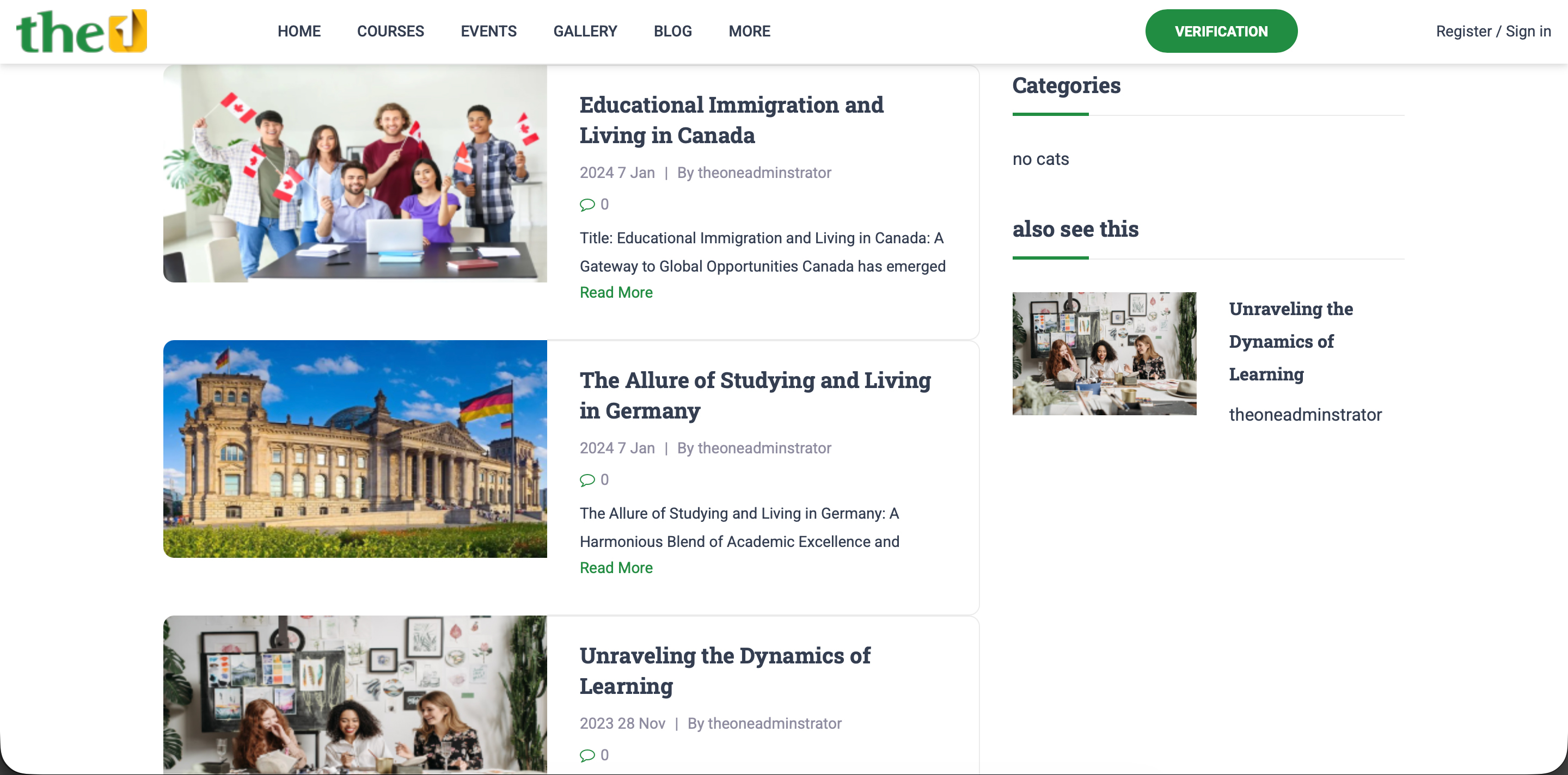 The One Website